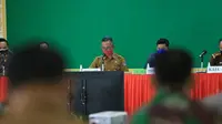 Wali Kota Tarakan Khairul rapat bersama perwakilan pengurus Lembaga Amil Zakat, Pengurus Masjid, dan berbagai Komunitas Sosial di Ruang Imbaya Kantor Wali Kota Tarakan.