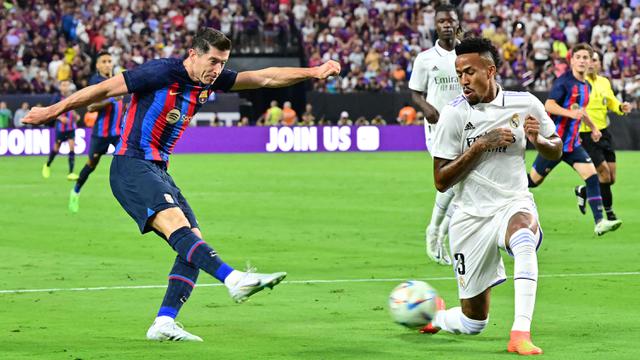 Foto: Gol Tunggal Raphinha Bawa Barcelona Menang atas Real Madrid di Laga El Clasico Pertama Musim 2022 / 2023