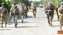 Citizen6, Lebanon: Prajurit TNI yang tergabung dalam Indobatt melaksanakan Patroli Gabungan Bersama dengan Tentara Lebanon LAF dan Tentara FCR dari Perancis di Area Operasi Indobatt blue line antara Lebanon dengan Israel. (Pengirim: Badarudin Bakri)