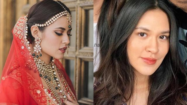 Beda Penampilan 6 Seleb saat Dandan Bak Bintang Bollywood Vs Tampil Natural