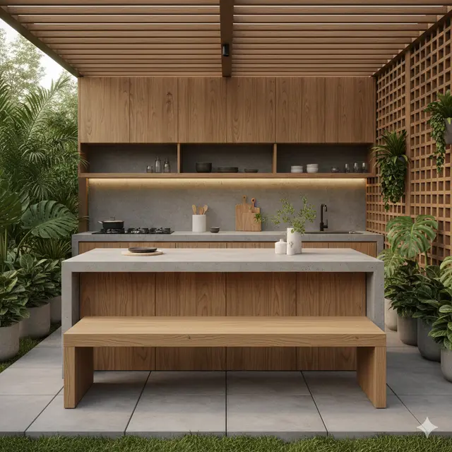 Model Kitchen Set Outdoor