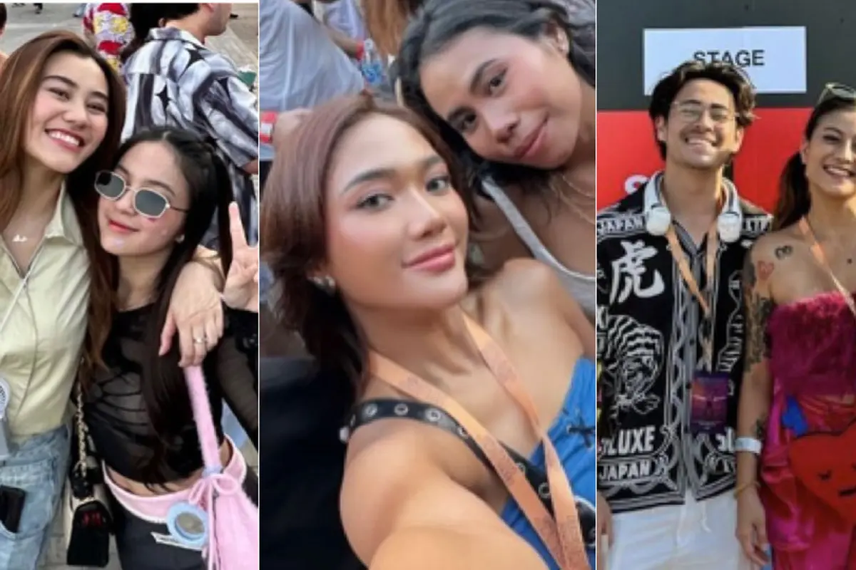 Adu Gaya Selebritis Indonesia Nonton Konser Bruno Mars di Thailand
