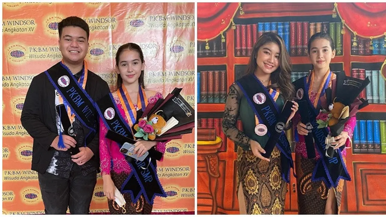 Usai DJS Tamat Fokus Pendidikan, Ini 6 Momen Wisuda SMP Sandrinna Michelle