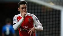 Gelandang Arsenal asal Jerman, Mesut Ozil. (AFP/Adrian Dennis)