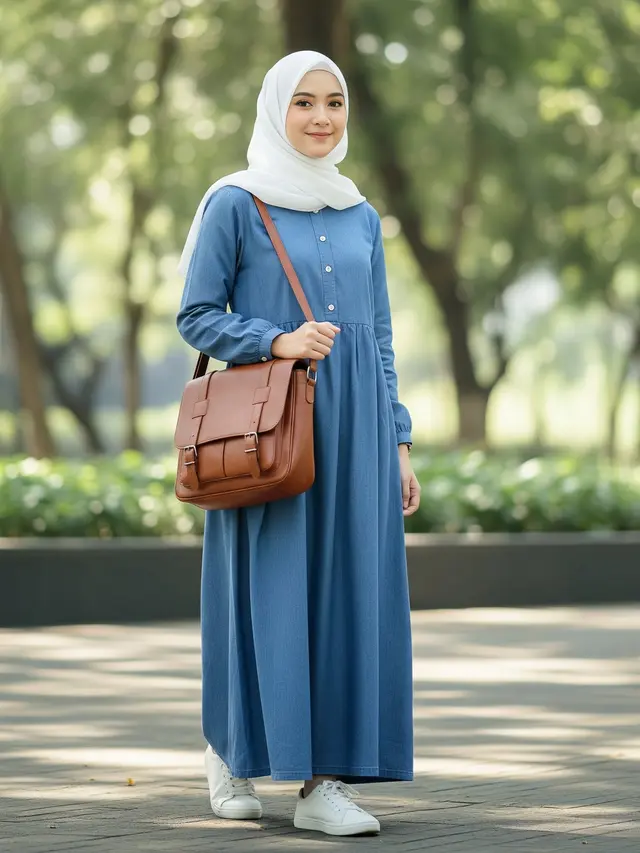 Mix anda Match Gamis Sepatu Tas