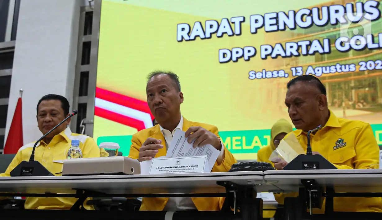 Rapat pleno Partai Golkar juga akan menentukan jadwal pelaksanaan Musyawarah Nasional Luar Biasa (Munaslub). (Liputan6.com/Angga Yuniar)