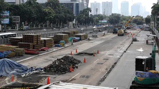 20160705-Pengerjaan Proyek MRT Berhenti Sementara Sepanjang Libur Lebaran-Jakarta