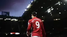 Striker Manchester United asal Swedia, Zlatan Ibrahimovic. (AFP/Oli Scarff)