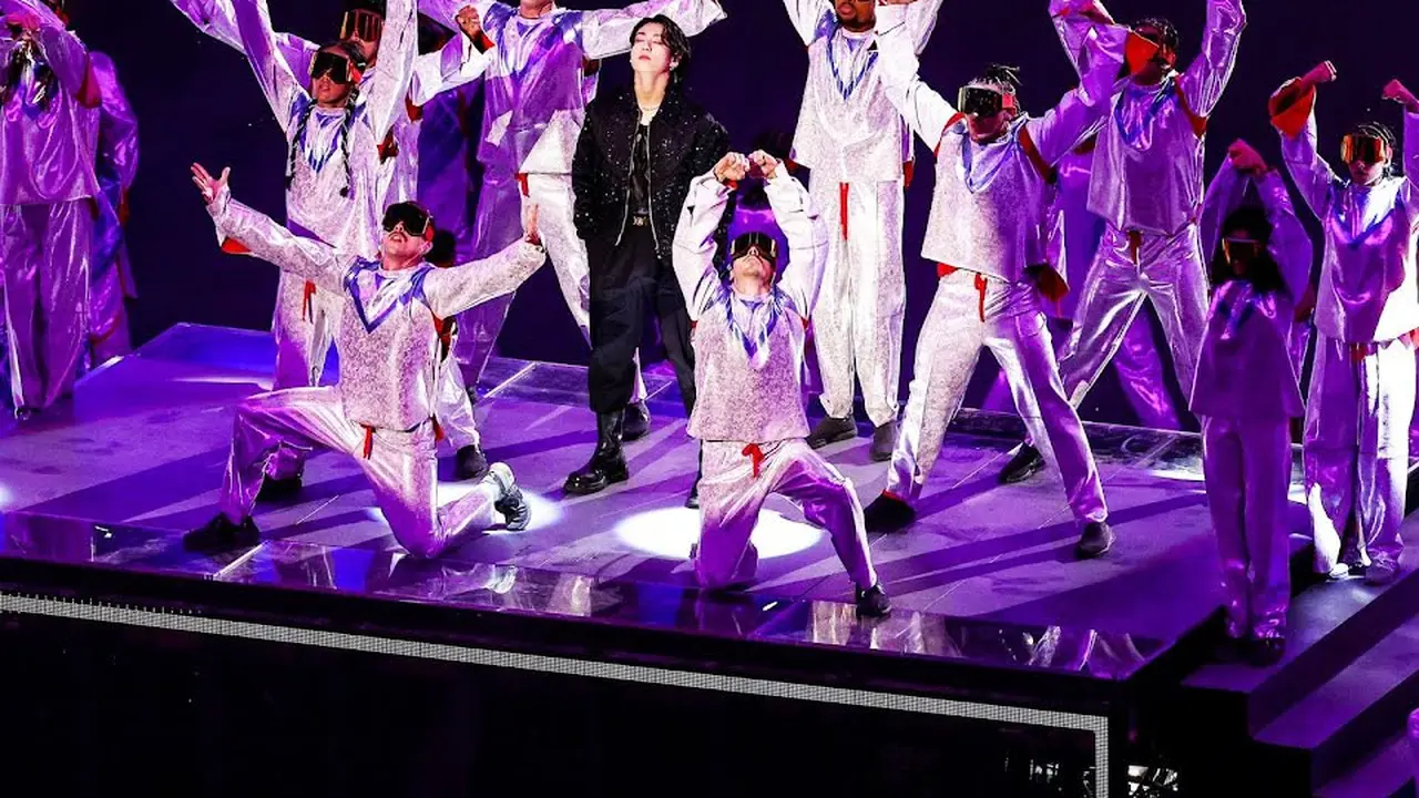 Jungkook BTS di Pembukaan Piala Dunia 2022.
