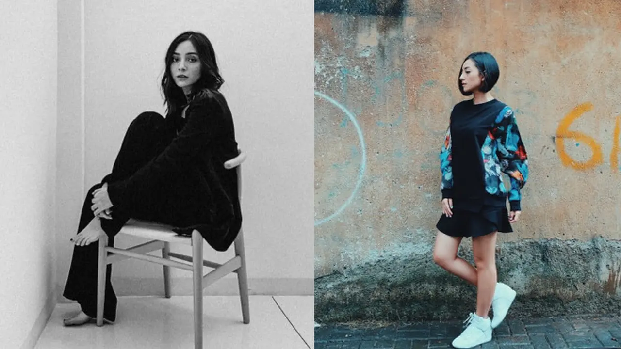Gaya Lolita Agustina Kenakan Baju Warna Hitam, Tampil Stylish
