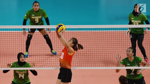 Voli Putri Indonesia Takluk dari Vietnam