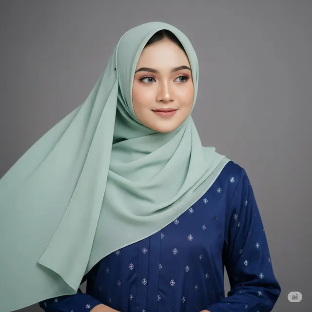 Gamis Brokat 'Titik' Scattered