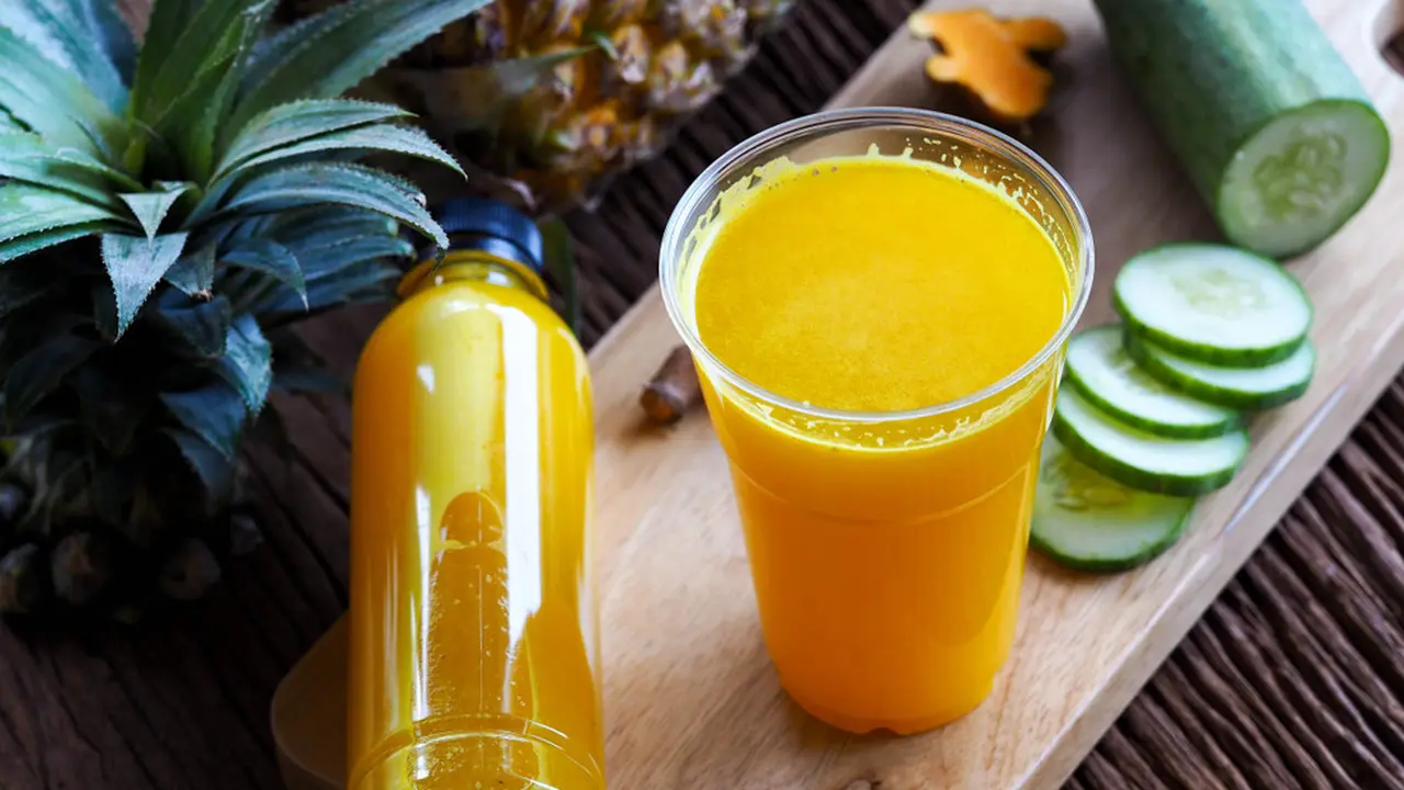 jus mentimun nanas