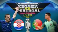 Kroasia vs Portugal, Piala Eropa 2016 (Bola.com/Rudi Riana)