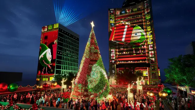 Semarak Perayaan Natal di Hong Kong, Ada Pohon Natal 20 Meter hingga Parade Balon