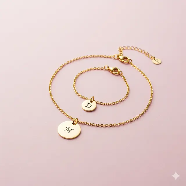Model Gelang Emas Couple Ibu dan Anak Perempuan. gemini