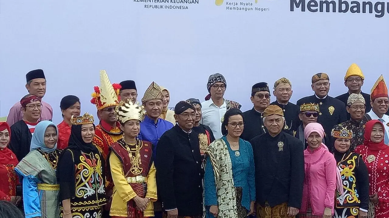 Upacara Hari Oeang dan Sumpah Pemuda di kantor Kemenko (Foto: Fiki/Liputan6.com)