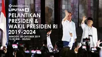 Live Streaming Pelantikan Jokowi-Ma'ruf Amin sebagai Presiden dan Wapres