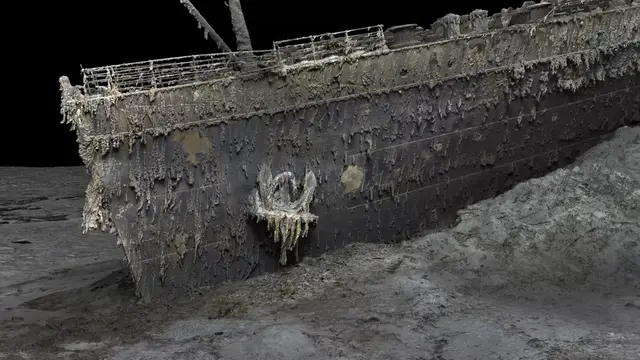 Potret 3D Bangkai Kapal Titanic