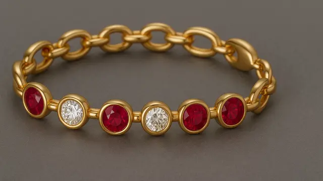 7 Model Gelang Emas Berlian untuk Usia 50 Tahun ke Atas, Mewah tapi Tetap Anggun