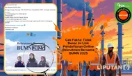 Penelusuran klaim link pendaftaran online Rekrutmen Bersama BUMN 2025.
