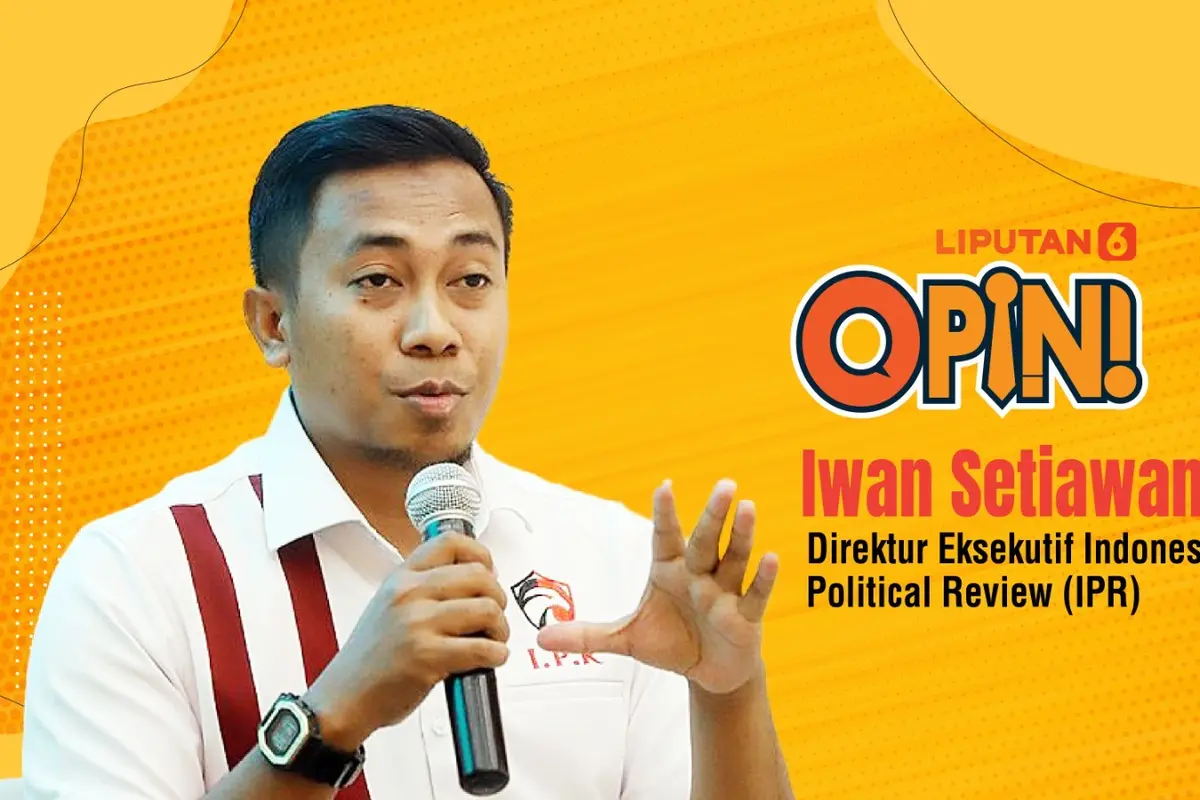 Iwan Setiawan Direktur Eksekutif Indonesia Political Review (IPR)