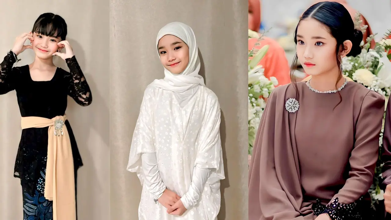 Warisi Kecantikan Sang Ibu, 6 Gaya Bilqis Anak Ayu Ting Ting yang Memasuki Usia Pra Remaja Dibalut Kebaya hingga Dress
