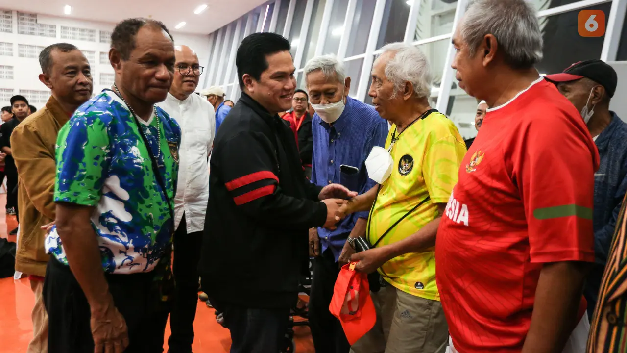 Foto: Peringatan HUT ke-93 PSSI Bersama Legenda Timnas Indonesia