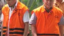 Ahmadi diperiksa KPK terkait suap proyek infrastruktur dari Dana Otonomi Khusus Aceh Anggaran 2018 dan Anjas Asmara terkait melakukan suap proyek infrastruktur di kawasan Lampung Selatan.(merdeka.com/dwi narwoko)