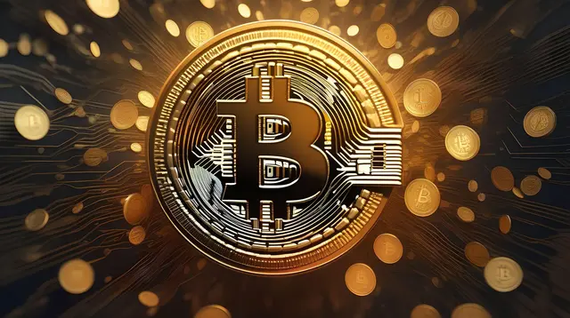 Ilustrasi aset kripto Bitcoin. (Foto By AI)