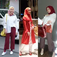 Tampil chic dan stylish di momen 17 Agustus, yuk intip OOTD merah putih hijab ala Zaskia Adya Mecca hingga Lesti Kejora berikut ini!