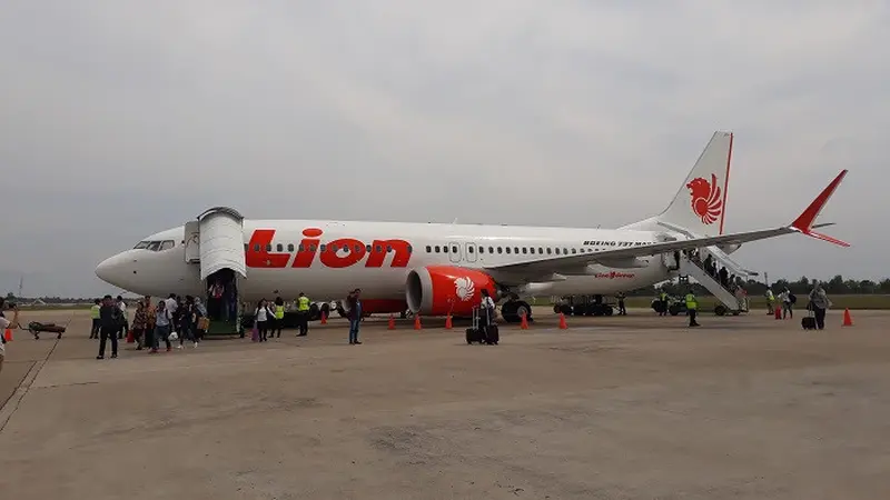 Boeing 737 MAX 8 milik Lion Air (foto: Camelia)