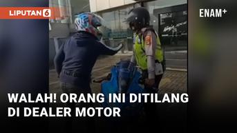 Video Viral Polisi Tilang Sepeda Motor Baru Keluar Diler, Ini Penjelasan Polda Lampung