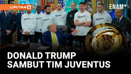 VIDEO: Donald Trump Sambut Tim Juventus di Gedung Putih Jelang Laga Piala DUnia Antarklub di Washington