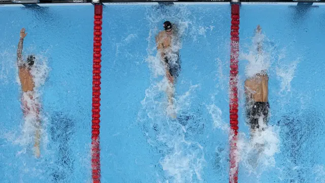 FOTO: Raih 5 Medali Emas, Caeleb Dressel Raja Renang di OIimpiade Tokyo 2020
