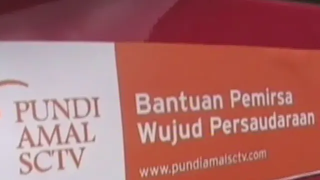 Pundi Amal SCTV Bantu Pengungsi Gunung Sinabung