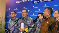 Menteri Investasi dan Hilirisasi/Kepala BKPM Rosan Roeslani dalam Forum Kemitraan Investasi 2024, di Jakarta, Kamis (12/12/2024). (Tira/Liputan6.com)
