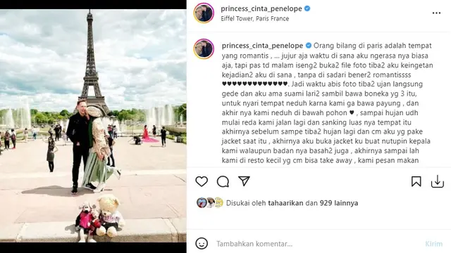 Cinta Penelope (Foto: Instagram/@princess_cinta_penelope)