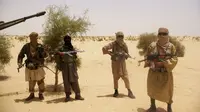 Kelompok bersenjata yang terkait dengan Al-Qaeda di Burkina Faso. (AP/File)