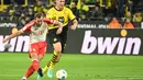 Borussia Dortmund dikalahkan Bayern Munchen dengan skor telak 4-0, di mana Harry Kane mencetak hattrick di laga ini. (INA FASSBENDER / AFP)