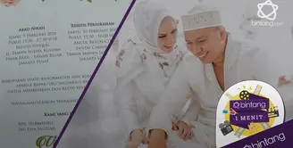 Vicky dan Angel baru saja melangsungkan akad nikah di masjid Istiqlal.