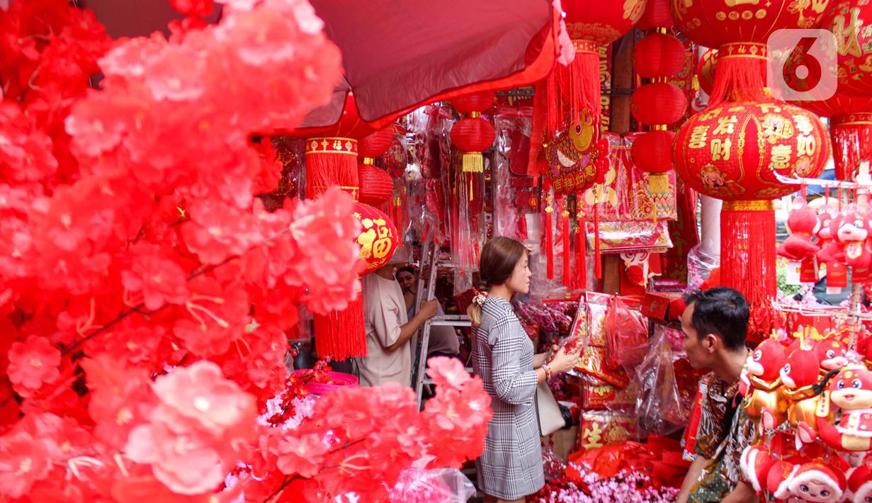 Tahun Baru Imlek 2576 Kongzili jatuh pada 29 Januari 2025. (Magang/Liputan6.com/Muhammad Rizal)
