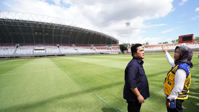  Sat-set Sat-set ala Erick Thohir, Sehari Tinjau Dua Stadion untuk Kesiapan Piala Dunia U-20 2023