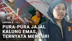 Awalnya hanya coba-coba. Namun, niatnya ternyata mencuri kalung emas. Seorang perempuan diringkus setelah terekam mencuri kalung emas senilai Rp10 juta.