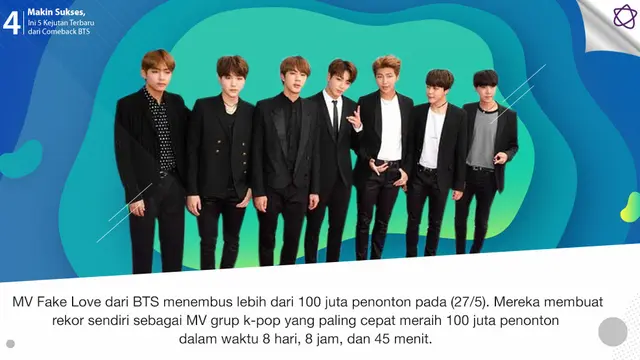 [Bintang] Makin Sukses, Ini 5 Kejutan Terbaru dari Comeback BTS