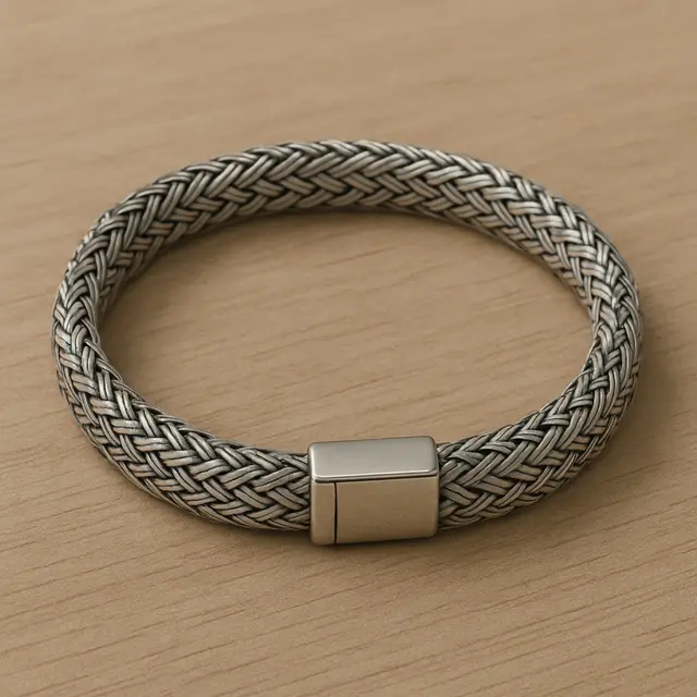 Model Gelang Perak yang Timeless (Foto: ChatGPT)