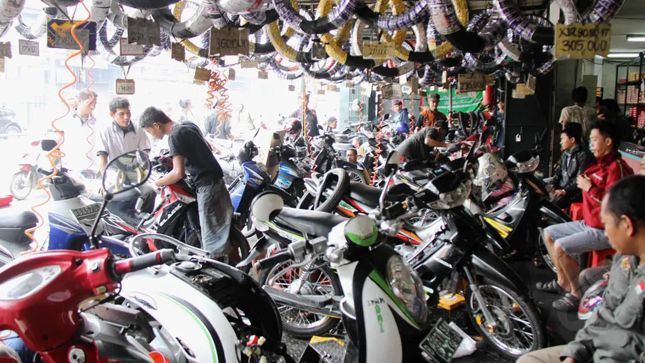 H-12, Calon Pemudik Mulai Servis Motor