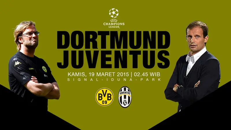 10 Fakta Menarik Jelang Duel Borussia Dortmund vs Juventus