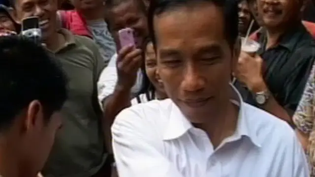 Jokowi Cek Gorong-Gorong Blok G Pasar Tanah Abang