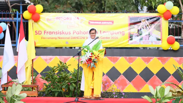 Banggakan Daerah, Pemkot Bandar Lampung Apresiasi SD Fransiskus 2 Pahoman sebagai Juara DANCOW Indonesia Cerdas Season 2